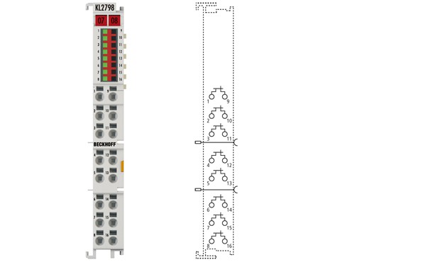 BECKHOFF KL2798  HD Bus Terminal