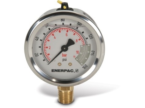 Enerpac G2510L Hydraulic Pressure Gauge,