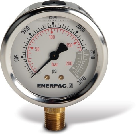 Enerpac G2516L Hydraulic Pressure Gauge,