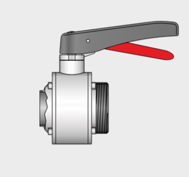 Kieselmann 4021 G-S   Straight-way Ball Valve