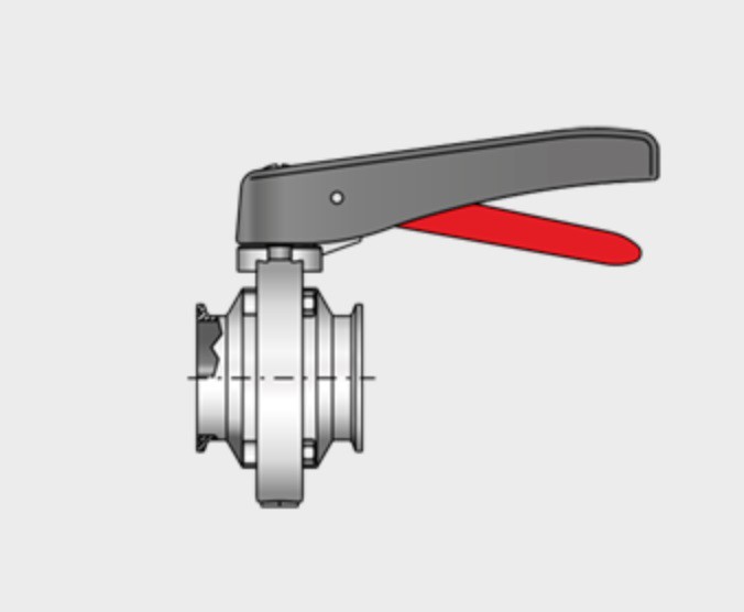 Kieselmann 4346 Cl-Cl   Butterfly Valve