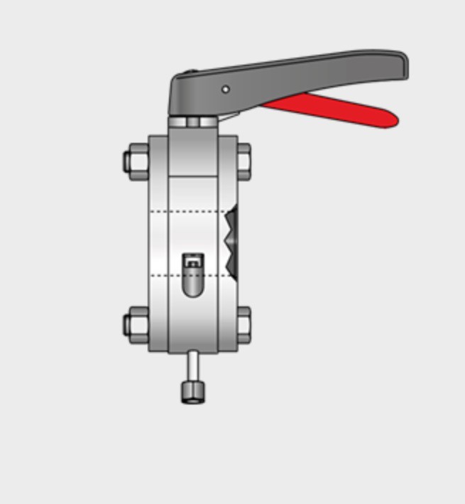 Kieselmann 4366 S-S   Leakage Butterfly Valve