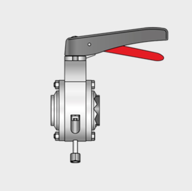 Kieselmann 4367 S-S Leakage Butterfly Valve