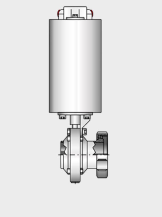 Kieselmann 4405 K/M-S Butterfly Valve