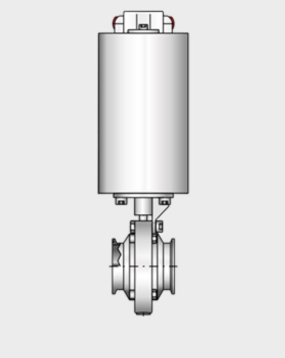 Kieselmann 4446 Cl-Cl   Butterfly Valve