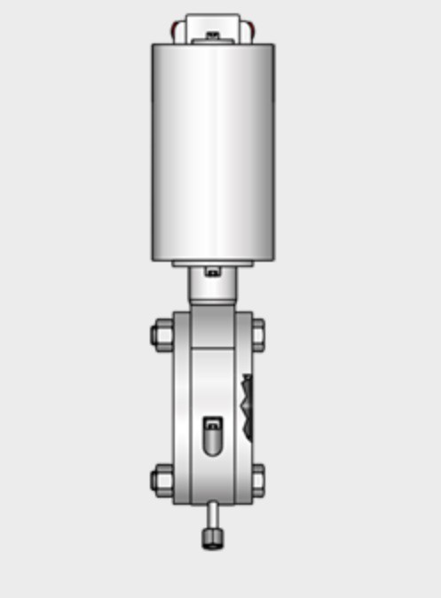 Kieselmann 4866 S-S   Leakage Butterfly Valve