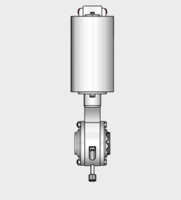 Kieselmann 4867 S-S Leakage Butterfly Valve