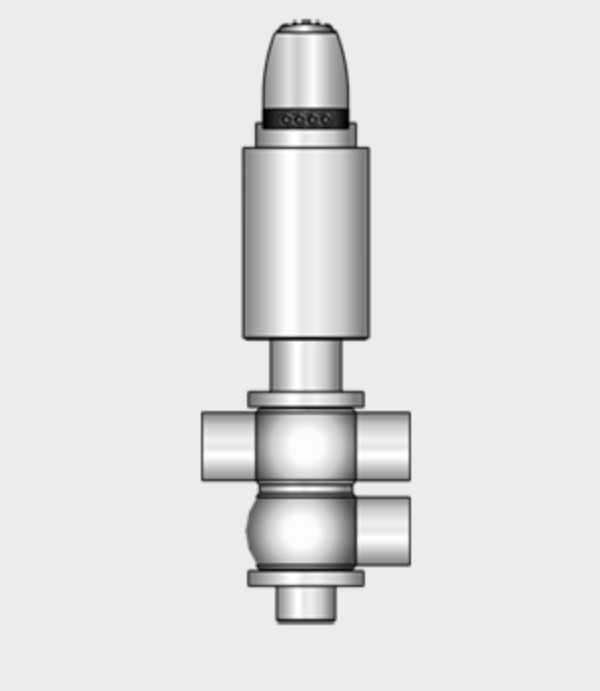 Kieselmann 5671 SS-S Double-seat Valve