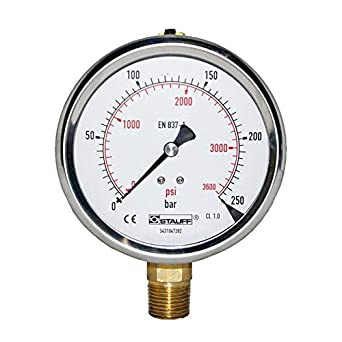 Stauff Spg-100-00250-01-P-B08 Pressure Gauge