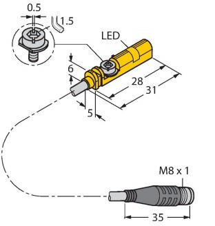 TURCK BIM-UNT-AP7X-0,3-PSG3S Magnetic Field Sensor