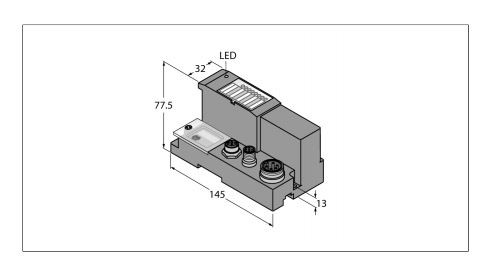 TURCK BL67-GW-DP Gateway for BL67 I/O system