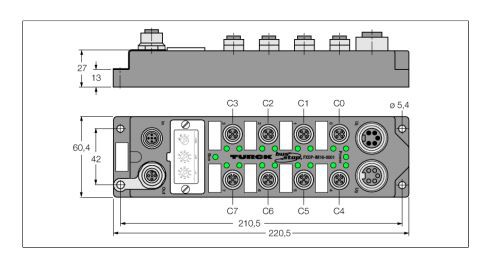 TURCK FXDP-IM16-0001 Fieldbus I/O module PROFIBUS-DP