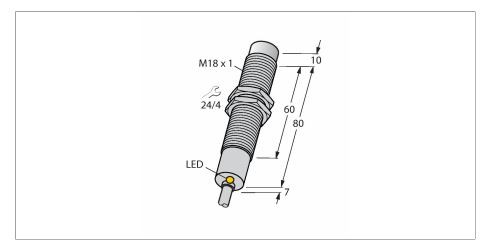 TURCK Ni8-M18-AP6X/S120 Inductive Sensor